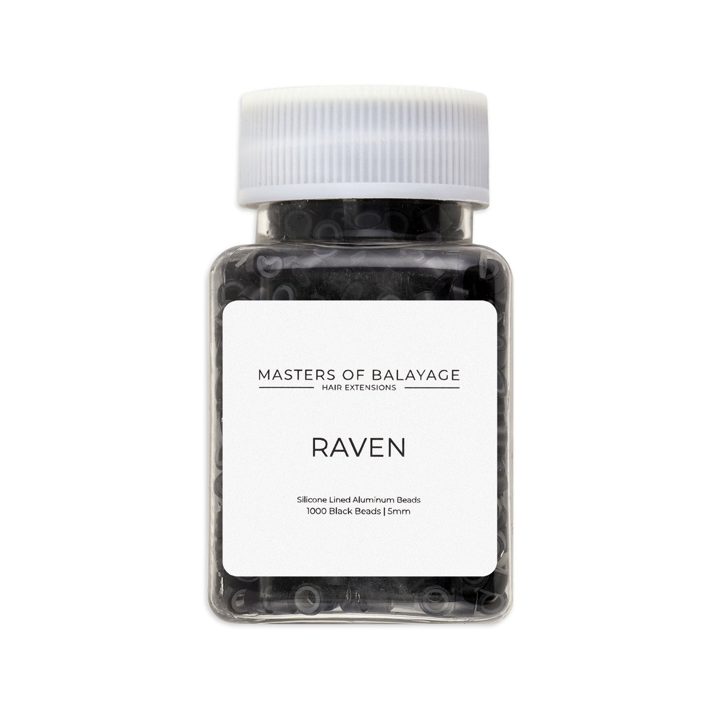 Silicone Lined Aluminum Beads - Raven - MSRP