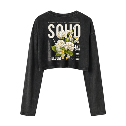SOHO Crop Long Sleeve Tee