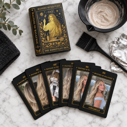 The Hairstylist Deck cards laid out