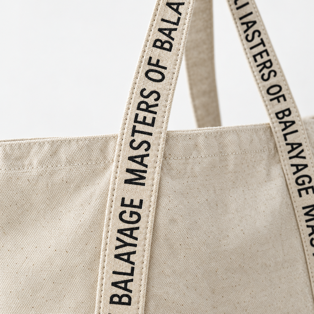 MOB Canvas Tote strap detail