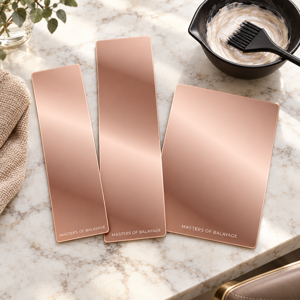 Rose Gold Balayage Board Trio lifestyle