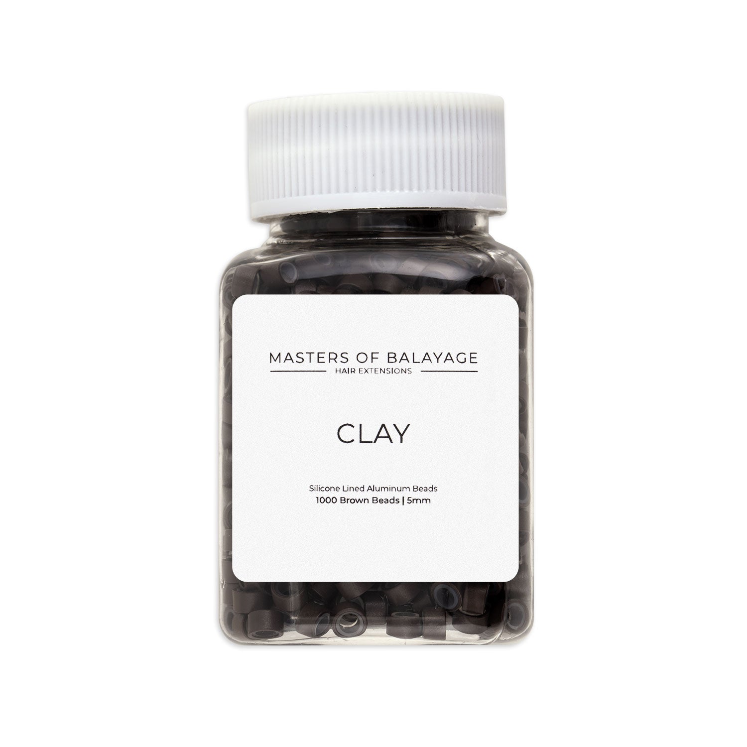 Silicone Lined Aluminum Beads - Clay - MSRP