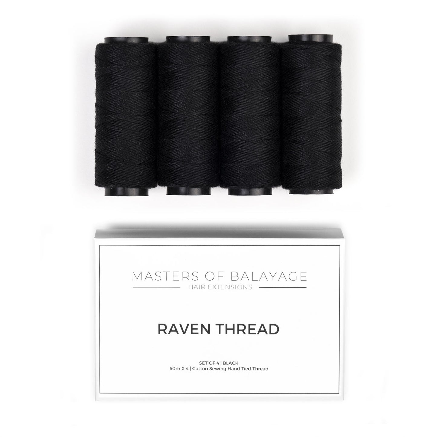 Cotton Sewing Hand-Tied Thread - Raven - MSRP